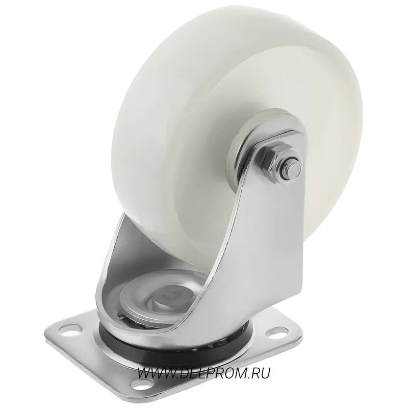 SCpn 53 - Большегрузное нейлоновое колесо 125 мм (площ., повор., роликоподш)