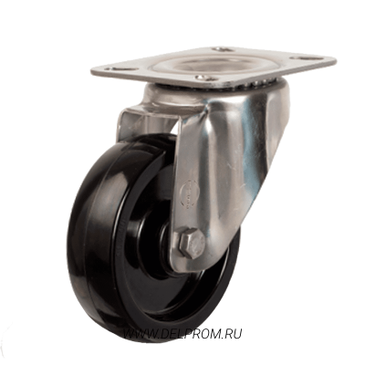 EM 01 BKB 100 INOX фенольное поворотное колесо