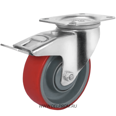 TBP25WC100N2U6R1W полиуретановое поворотное колесо