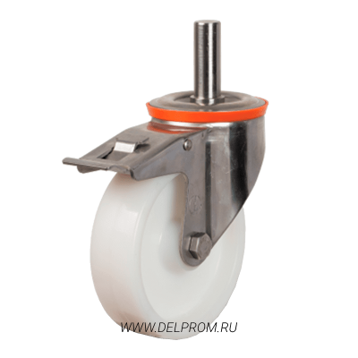 EZ 03 HKZ 125 F INOX нейлоновое колесо с болтом