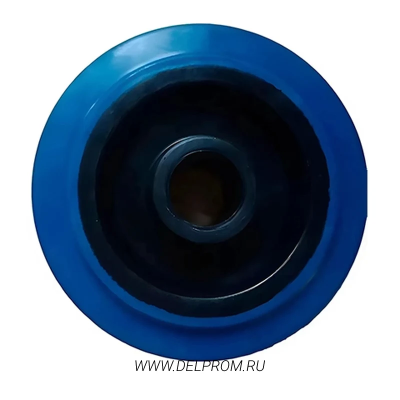CL 55 - Колесо без крепления 125 мм (синяя рез., роликоподш.)