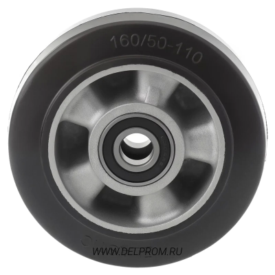D50+1 Колесо для гидравлических тележек 160х50 мм (рез.)
