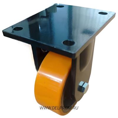 4102-150 F - Сверхбольшегрузное полиуретановое колесо 150 мм г/п 1000 кг (неповорот., площ., шарикоподш)