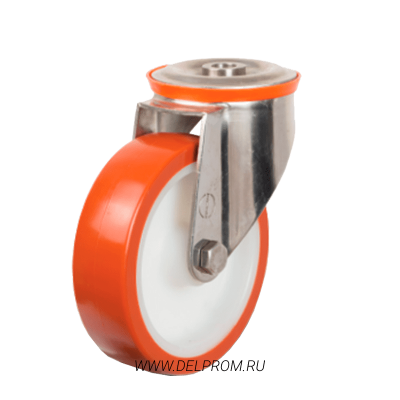 EZ 04 ZBP 100 INOX полиуретановое колесо под болт